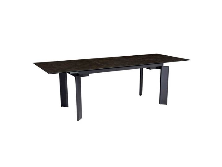 Esstisch Glas Keramik Metall 180 (240) x 95 x 77 cm ausziehbar...