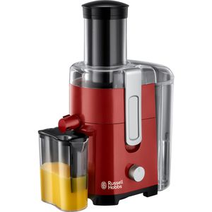 Russell-Hobbs Entsafter Desire Juicer, 24740-56, Zentrifugal, 75 mm Einfüllöffnung, rot, 550 Watt, 750 ml