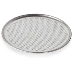 WAS Germany - Pizzablech, Ø 33 cm, Perforierung Ø 6,5 mm,  Aluminium