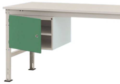 Manuflex ZB4714.6011 Gehäuse-Unterbau UNIVERSAL Stationär, Nutzhöhe 300mm mit 1 Tür rechts angeschlagen. Für Tischtiefe 800mm