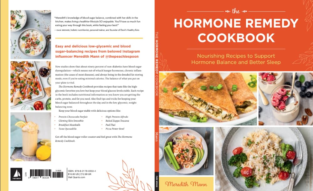 Fair Winds The Hormone Remedy Cookbook by Meredith Mann - Nourishing Recipes for Hormone Balance & Better Sleep - Paperback -