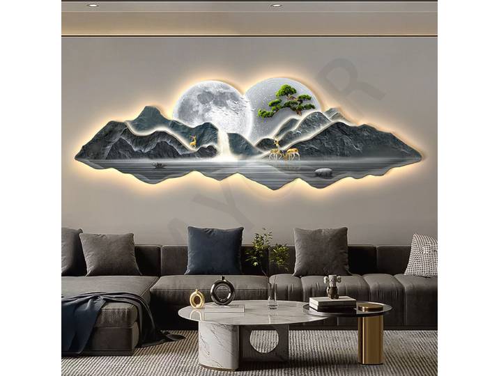 Applique Murale Moderne Nordique pour Entrée, Couloir, Hall, Décoration Murale, Luminaire Paysager, Lampe Murale pour Salon et Maison