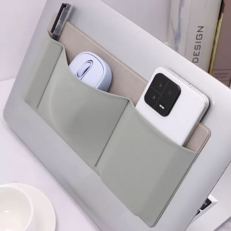 INF Nouvelle pochette de rangement pour souris d'ordinateur portable - Organisez vos accessoires numériques avec style Gris