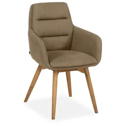 MAISON Stuhl Waco 1 Mikrofaser Brown