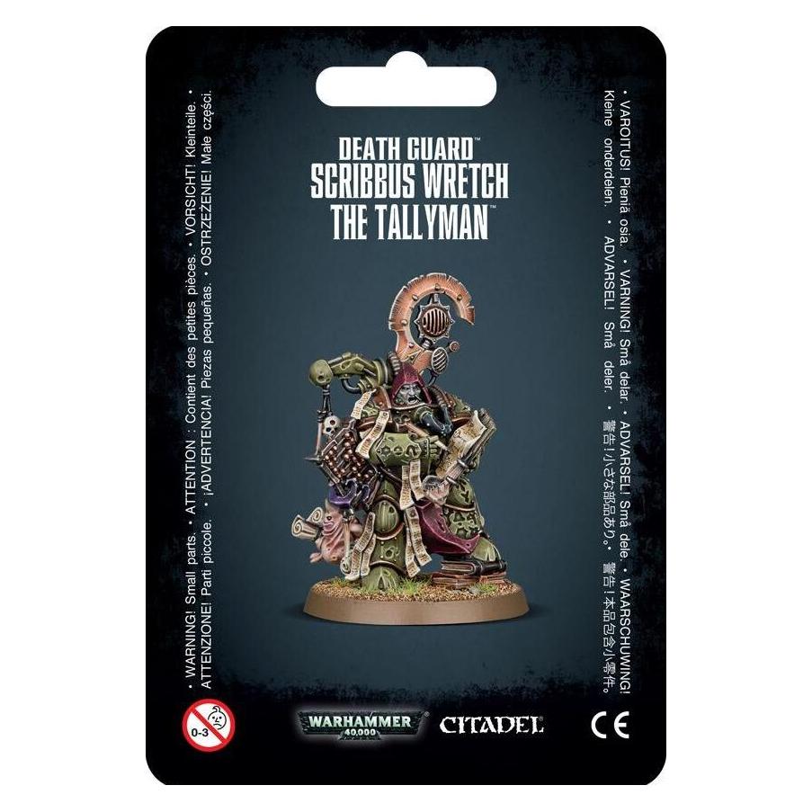 Games Workshop Warhammer 40k - Death Guard Scribbus Wretch The Tallyman (43-45)