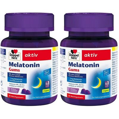 Doppelherz Melatonin Gums 2x 2x40 St Kaudragees