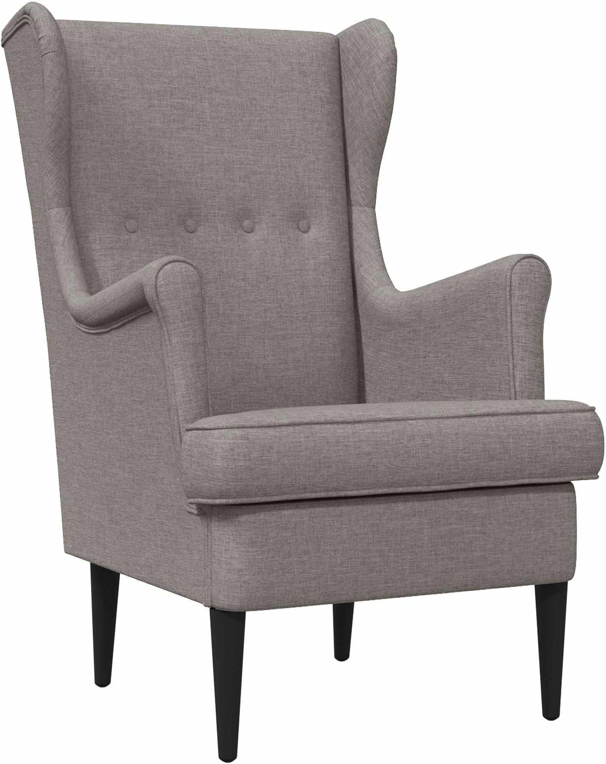 vidaXL Fauteuil Taupe Tissu