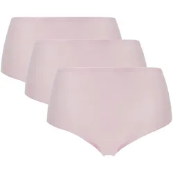 Chantelle Damen Taillen-Slip, 3er Pack - SoftStretch, nahtlos, unsichtbar, Einheitsgröße 36-44 Rose / One Size
