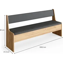 Vicco, Sitzbank, Roman (166.60 cm)