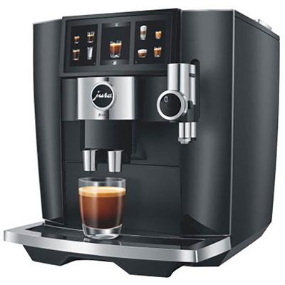 JURA Kaffeevollautomat "15561 J8 twin Diamond Black (EA)", schwarz (diamond schwarz), B:36cm H:31cm T:44,6cm, Kaffeevollautomaten, Kaffeevollautomat, Topseller