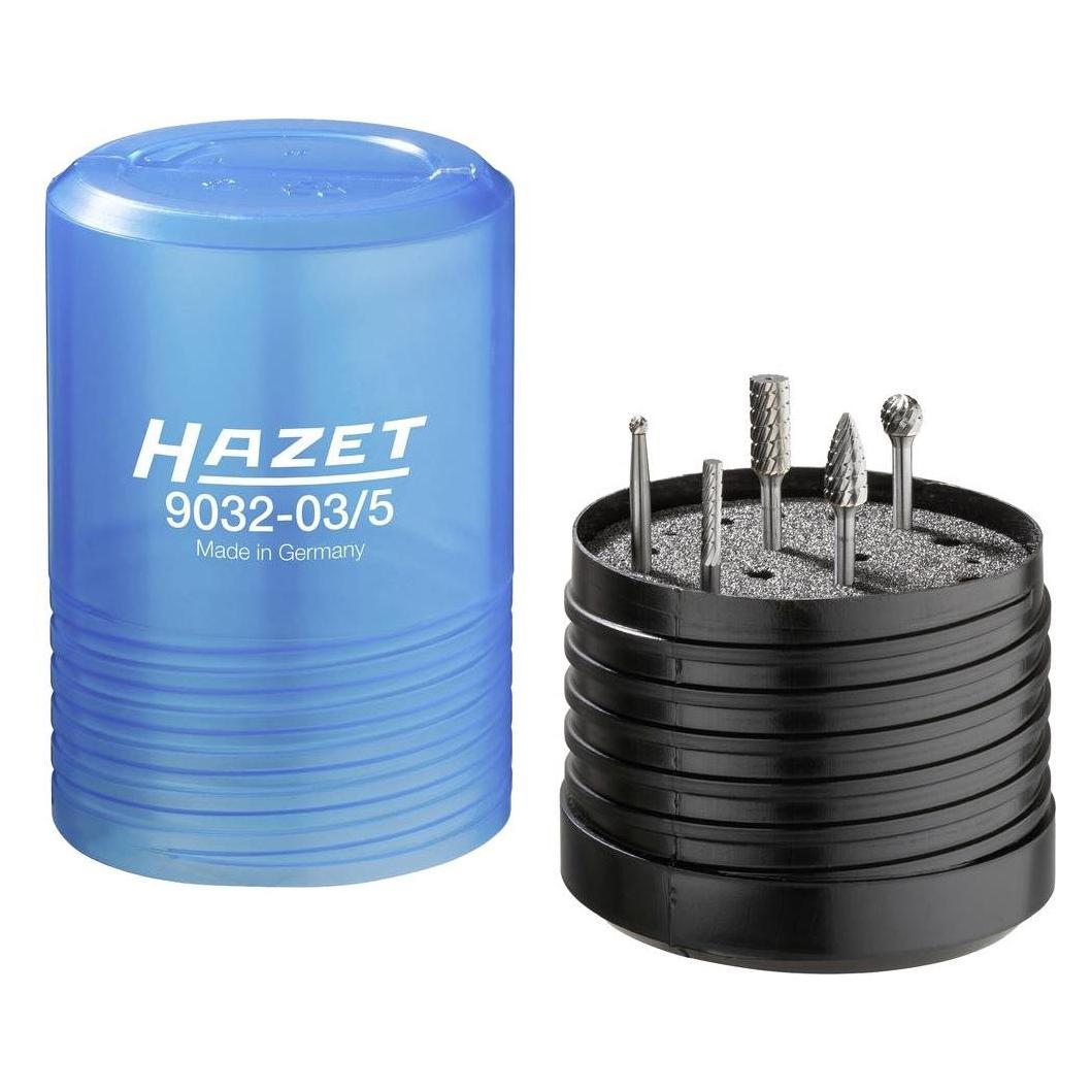 Hazet Hartmetall Frässtift Satz 3 mm 9032-03/5 Anzahl Werkzeuge: 5 (9032-03/5)