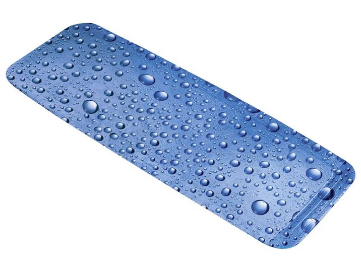 Wanneneinlage KLEINE WOLKE Bubble , blau, B:36cm L:92cm, Kunststoff, Wanneneinlagen, Wanneneinlage