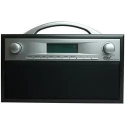 ELTA DAB-7000.1 DAB+ Radio, Holzgehäuse, Schwarz/ Grau