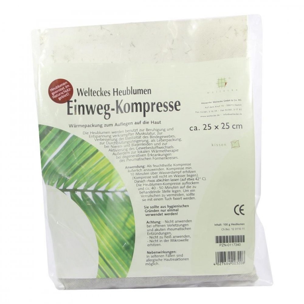 Alexander Weltecke GmbH & Co KG Heublumen Einweg-kompresse 25x25 cm 00117340