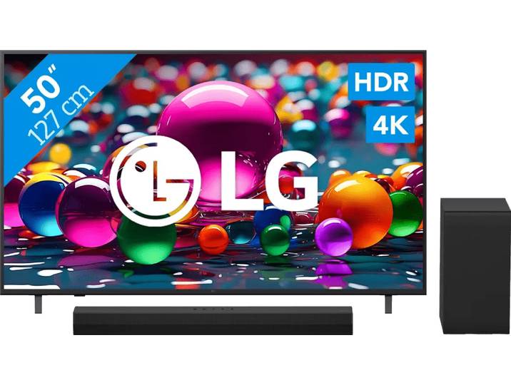 LG 50 Smart UA75 4K (2025) + LG DS40T