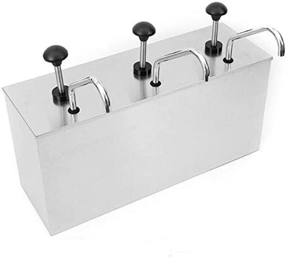 Merkloze RVS sausdispenser met pomp voor in de keuken