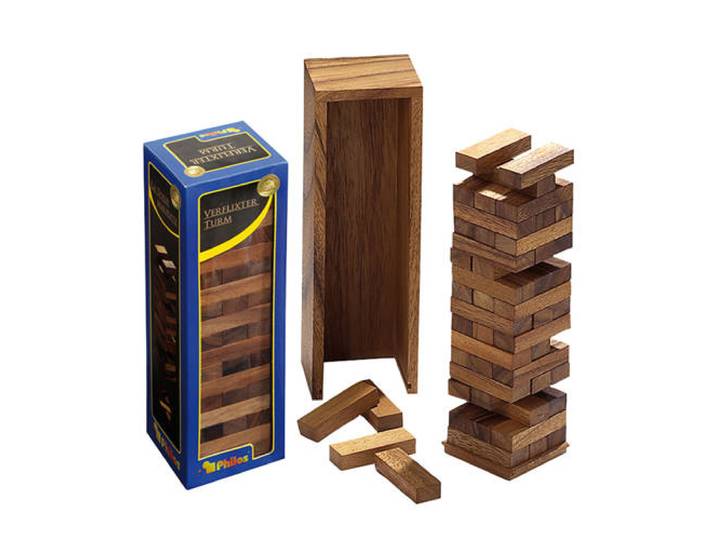 Philos Timber vallende toren deluxe 95x85x305mm