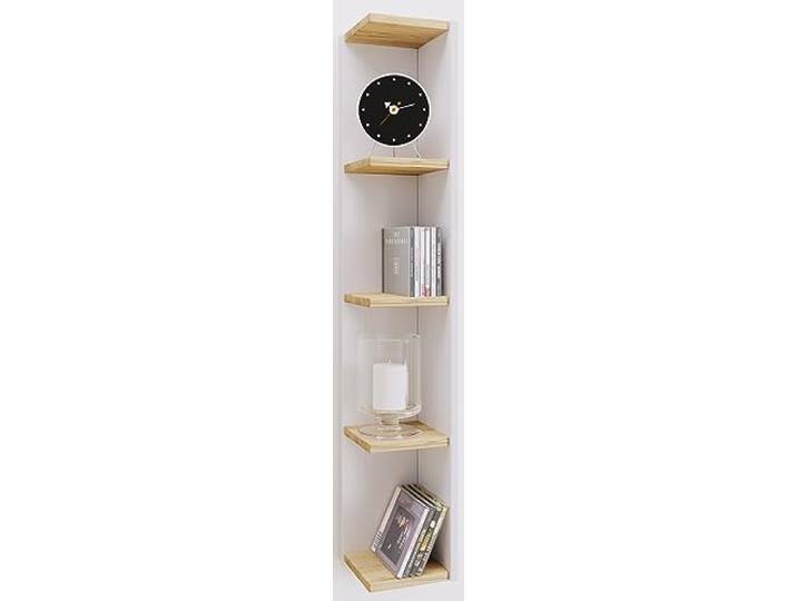 VCM Standregal 15x17x97 cm 4 Fächer Holzwerkstoff Bücherregal Deko Aufbewahrung für Bücher und Zeitschriften - Wohnzimmer oder Flur - Vielleser - Für mehr Ordnung im Alltag