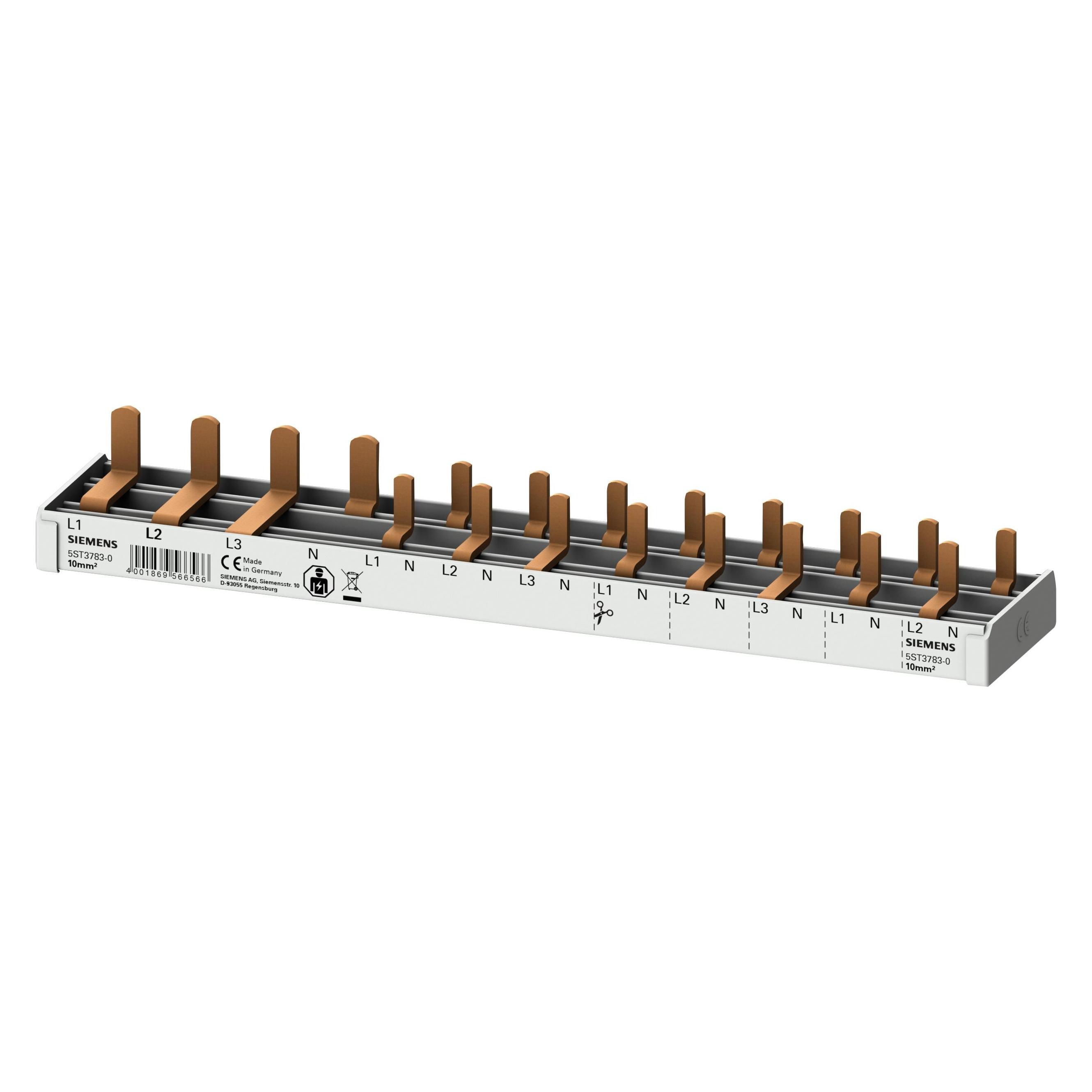 Siemens Indus.Sector Stiftsammelschiene 10qmm, 12TE 5ST3783-0 (5ST37830)