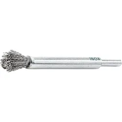 Pinselbürste 12 x 20/120mm, Edelstahldraht gewellt ø0,3mm