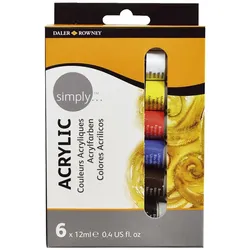 Acrylfarbe Simply 12ml 6er-Set