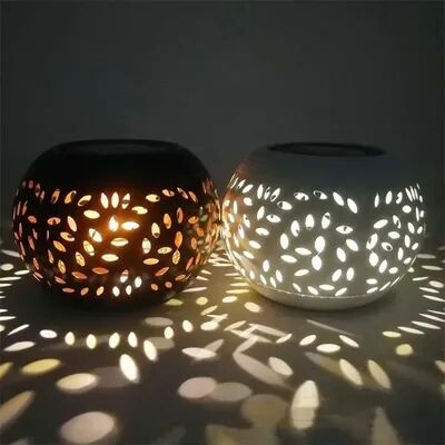 Combo Retail Shop Solar Table Lights Outdoor, Waterproof Metal Garden Projector Lamp, Retro Lawn Atmosphere Lamp Solar Table Lights Outdoor, Waterproof Metal Garden Projector Lamp, Retro Lawn Atmosphere Lamp