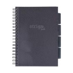 Stigo Bike Spiralblock B5/100K kariert, Basic Grau (B5, Kariert) (70188071)