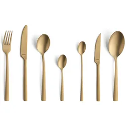 Amefa Manille, Besteck, Gold