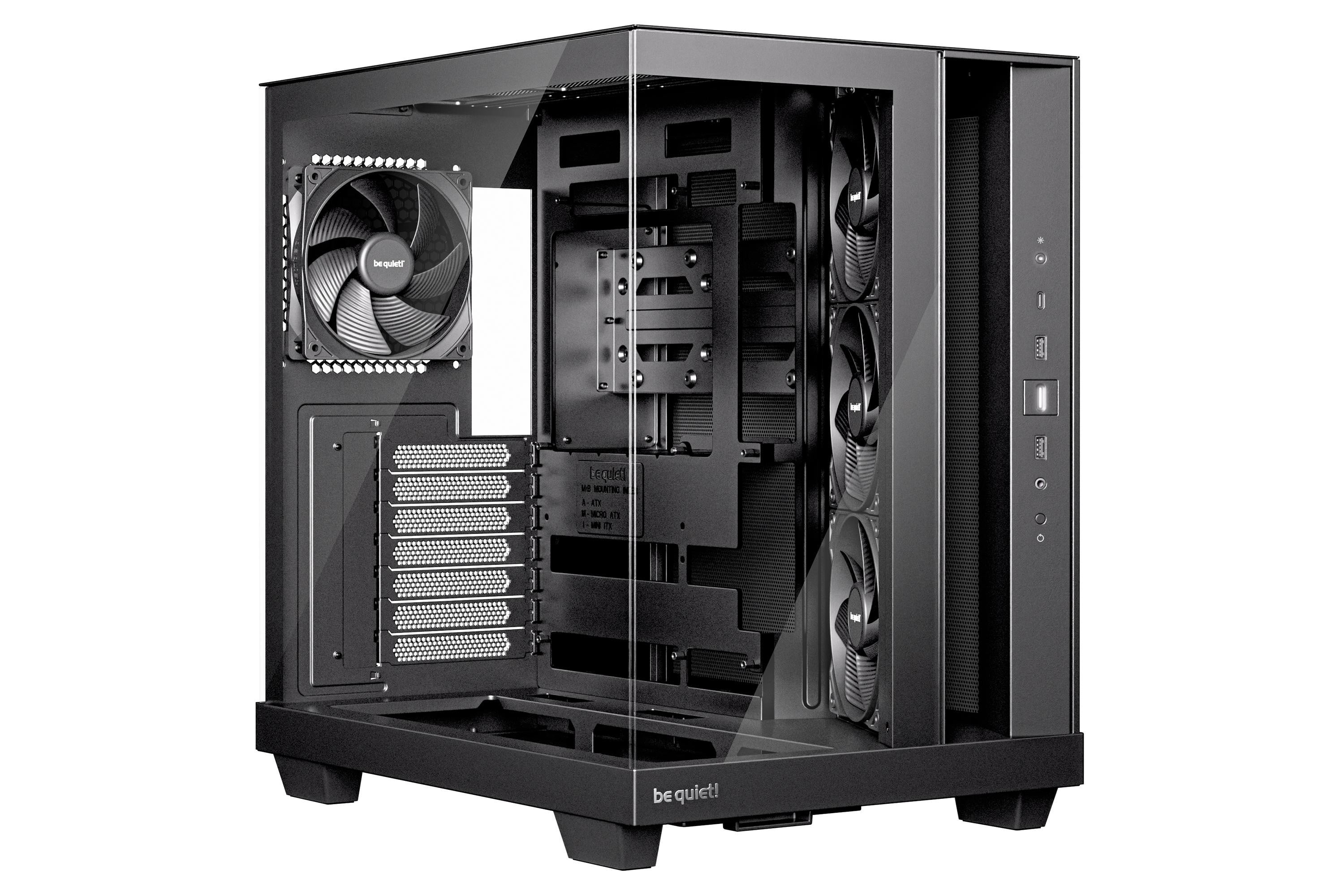 be quiet! Light Base 500 Gaming PC Gehäuse Midi-Tower Schwarz