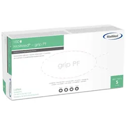 MaiMed-grip PF Untersuchungshandschuhe Latex S 100 St Handschuhe