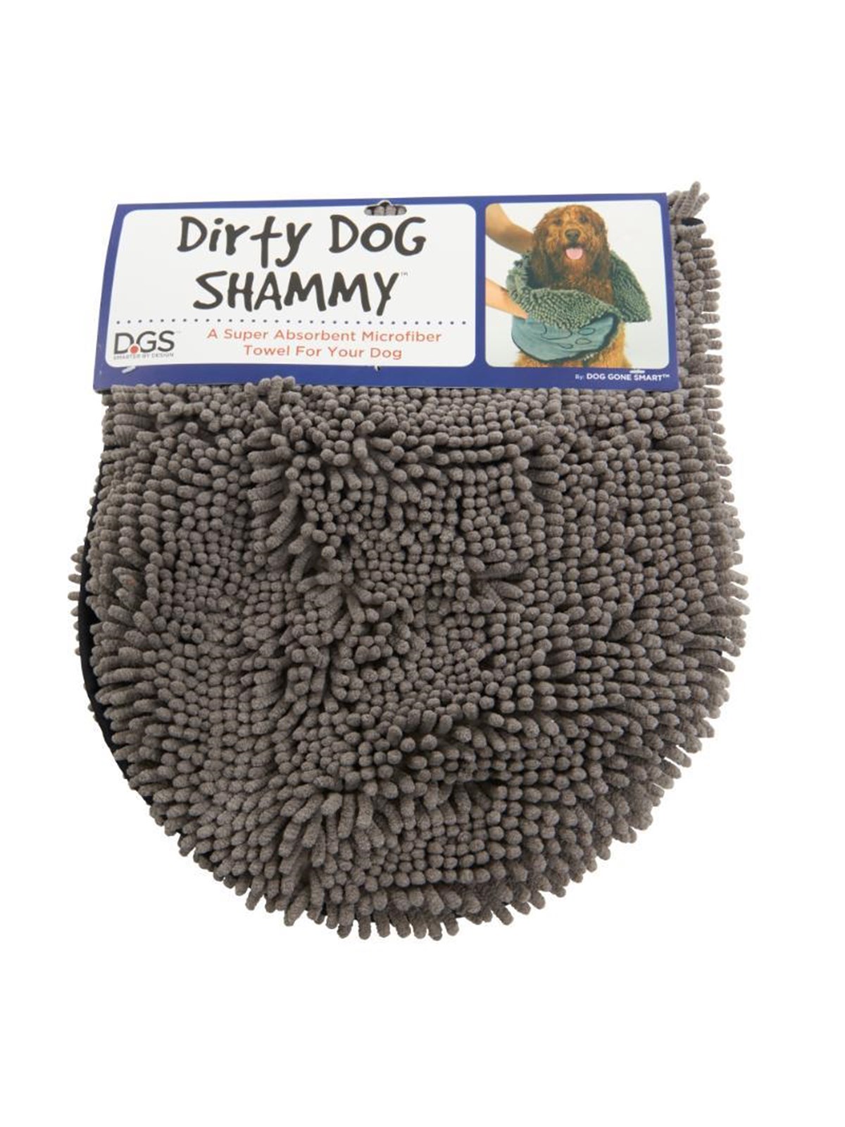 Dog Gone Smart Dirty Dog Shammy Grey