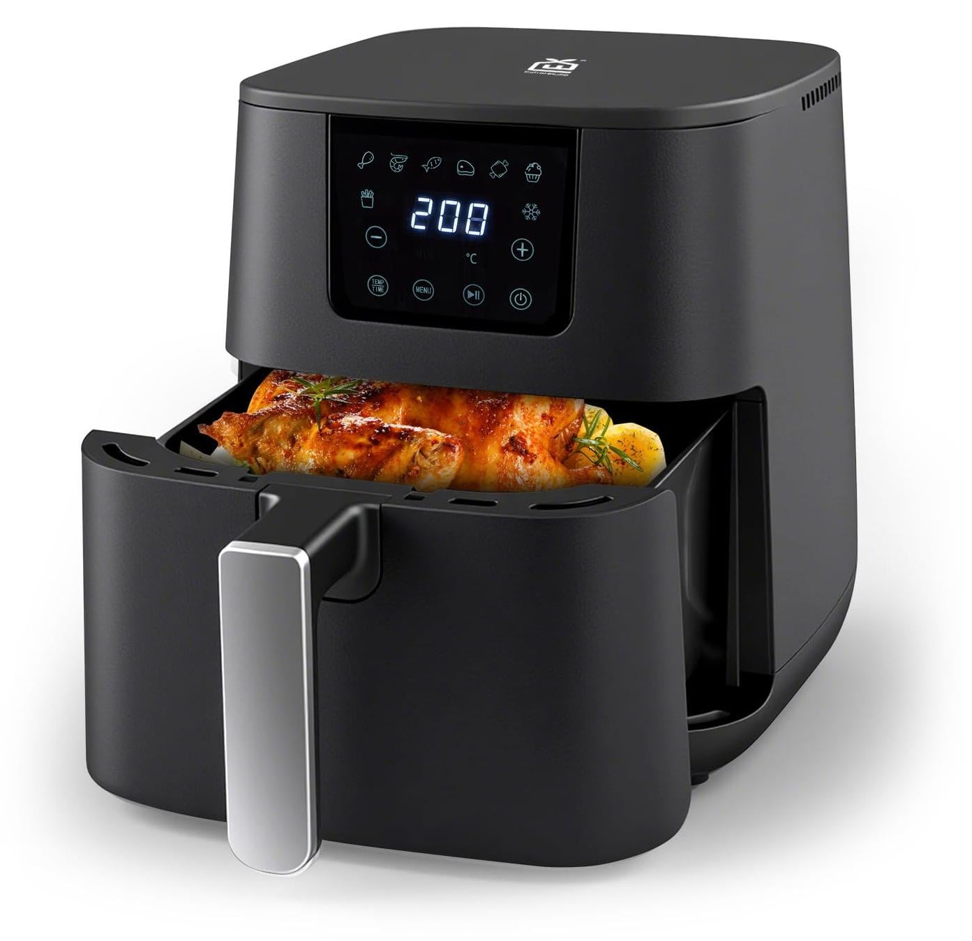 Selius Digitale Air Fryer met 8 programma's, 6,5 l, 1600 W