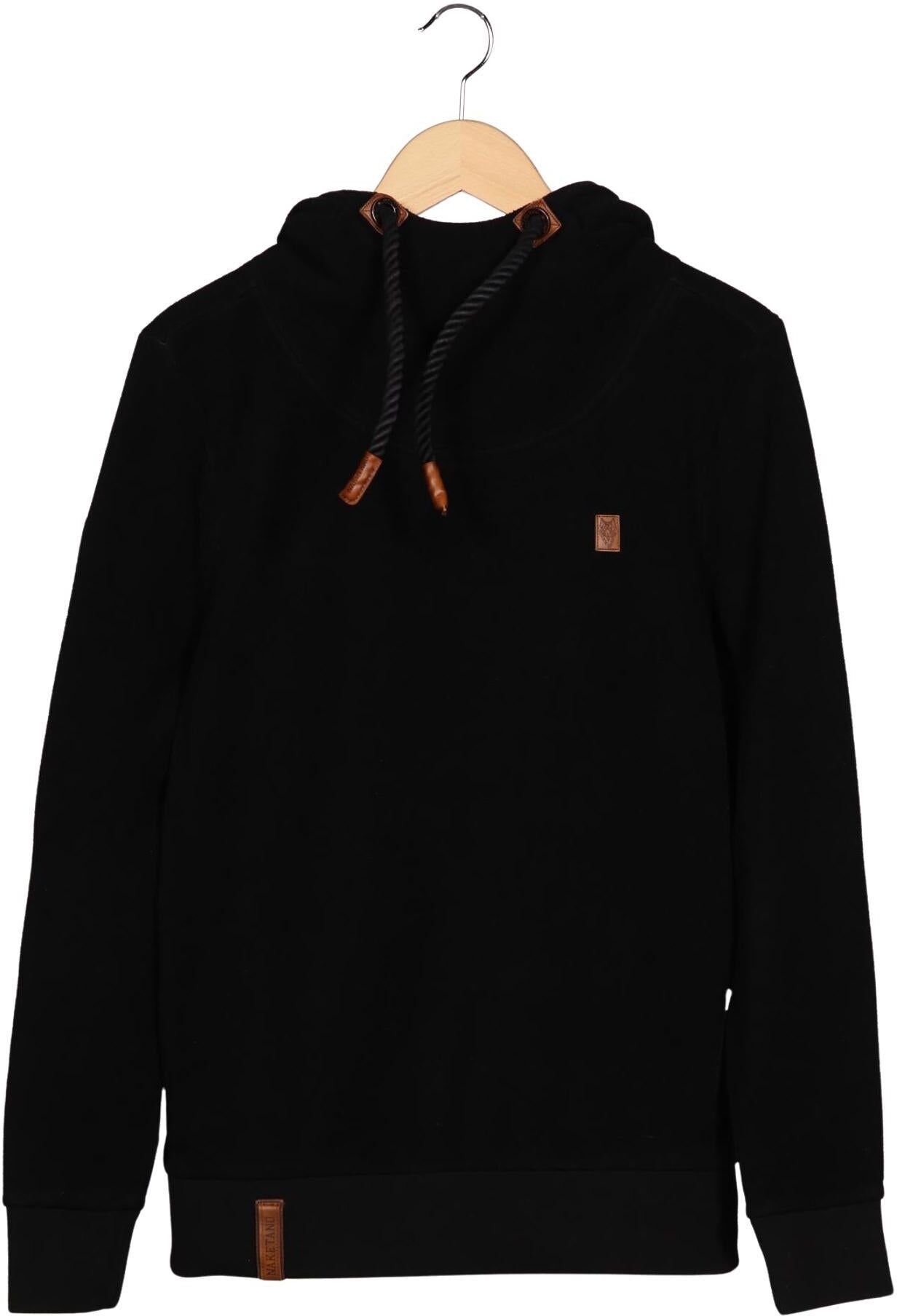 Naketano Herren Kapuzenpullover, Schwarz, Gr. S, Synthetik - Second Hand