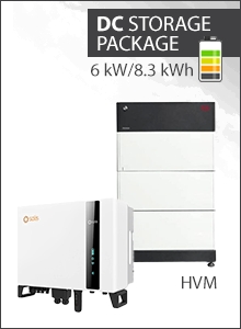 Solis S6 6kW 3ph Hybrid Wechselichter + BYD HVM 8.3 kWh Paket