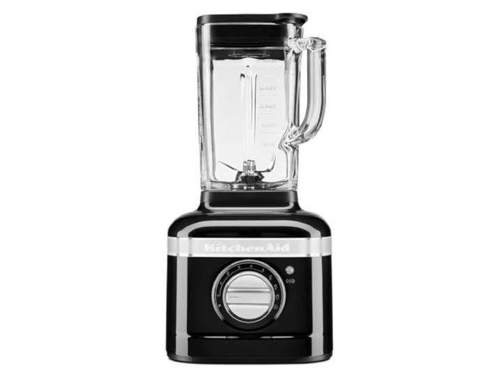 KitchenAid Standmixer mit 1,4 L Glaskrug - Artisan - Kompakter Hochleistungsmixer 1200 W - Food Processor zum Schneiden, Hacken und Reiben - Smoothie maker - Onyx schwarz