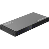 4K HDMI Splitter, 1x4 schwarz, mit Downscaler