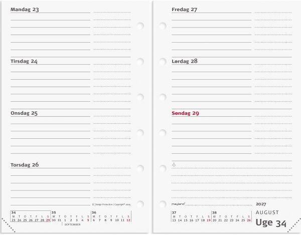 Mayland 2027 System Mini Ugekalender Refill