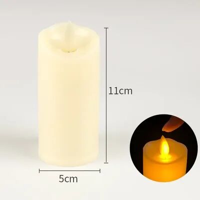 Universal Stock Flameless LED Candles With Realistic Flickering Swing Wick For Wedding, Christmas & Home Decor 5cm 11cm