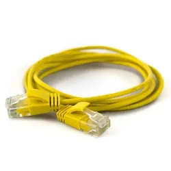 Wantec 7283 Netzwerkkabel Gelb 0,26 m Cat6a U/UTP (UTP)