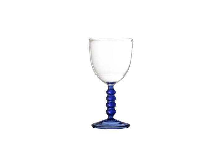 Bloomingville - Verre à vin Noemi - Bleu - Verre