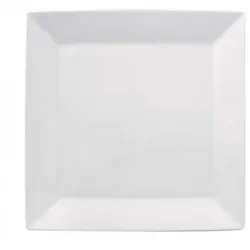 GÜRAL Porselen Merid Quadratischer Flachteller 24x24 cm Gural mer34du00 6er-Pack