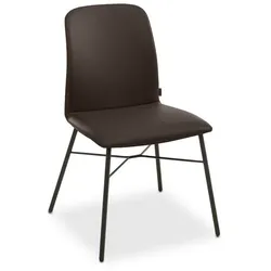 Musterring Stuhl Nando Leder Chocolate