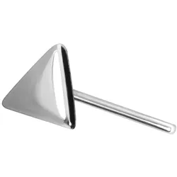 14 Karat Gold Aufsatz mit Titan Push Pin DREIECK