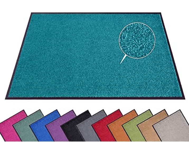 Hanse Home Fußmatte (S-XXL) 120x180cm – 12 Farben – Fussmatte Outdoor Schmutzfangmatte Türmatte Waschbar & Wetterfest rutschfest für Eingangsbereich & Außenbereich – Petrol
