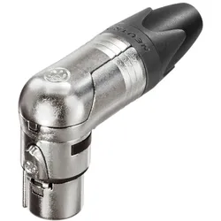 NEUTRIK® XLR, 7-pol , Metall-, Löttechnik-Kabelbuchse, versilberte(r) Kontakt(e), abgewinkelt, nickelfarben