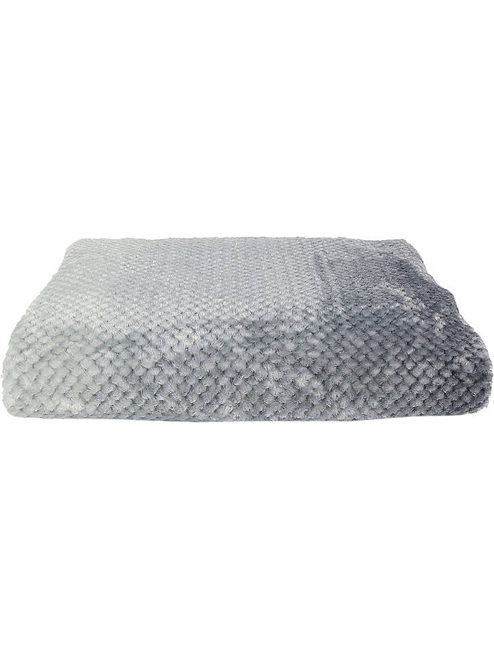 THE HOME DECO FACTORY Plaid in Grau - (L)200 x (B)150 cm - onesize