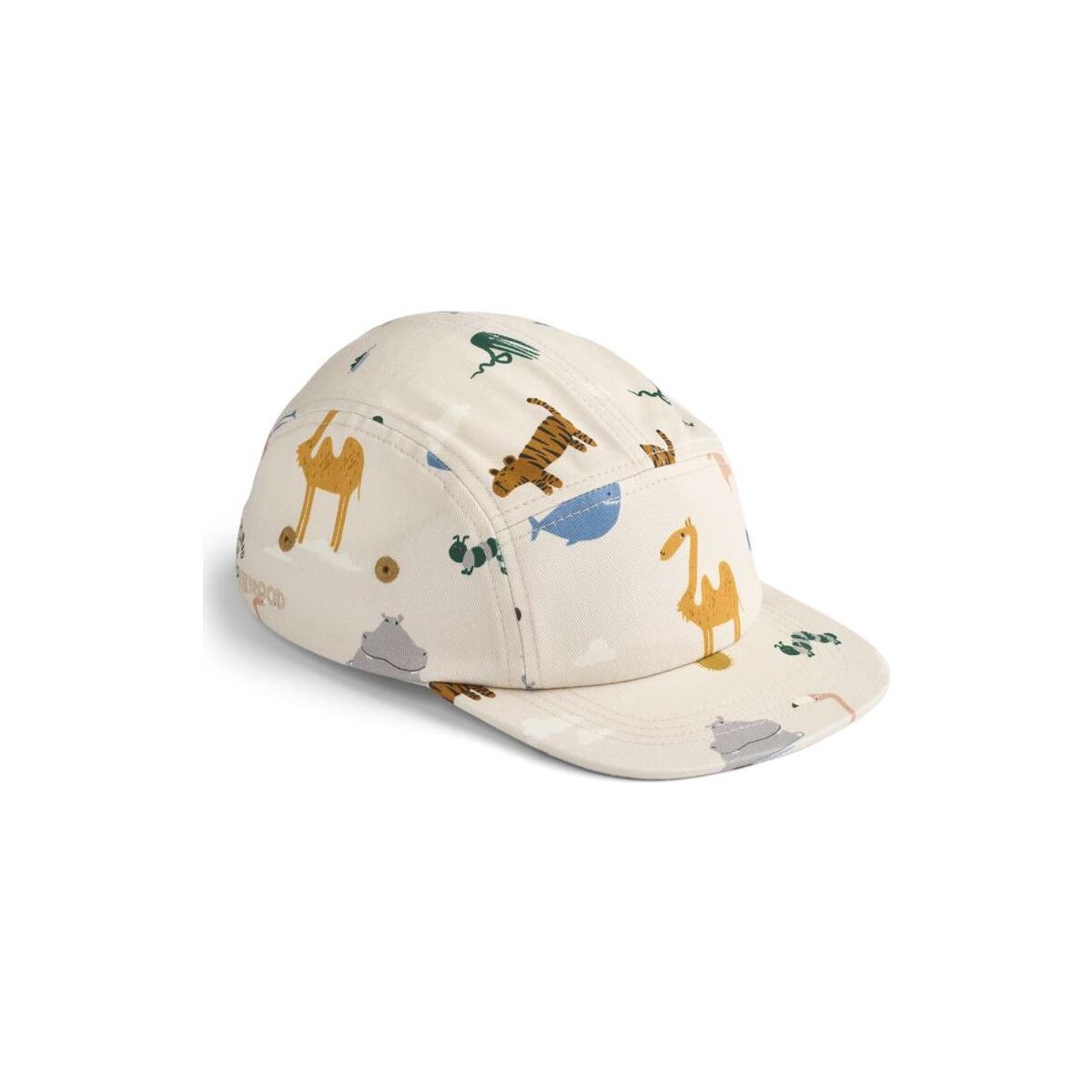 Liewood Rory Printed Cap around the world / sandy (2604) 49 LW17559-2604-49-CU