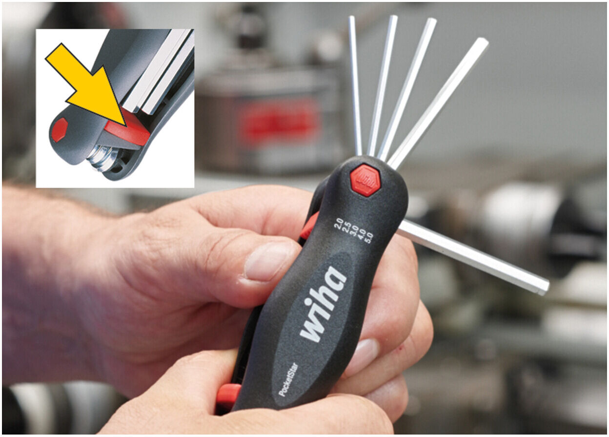 Wiha Multitool PocketStar® Sechskant 1.5-6 7-tlg. in Blister (23037)