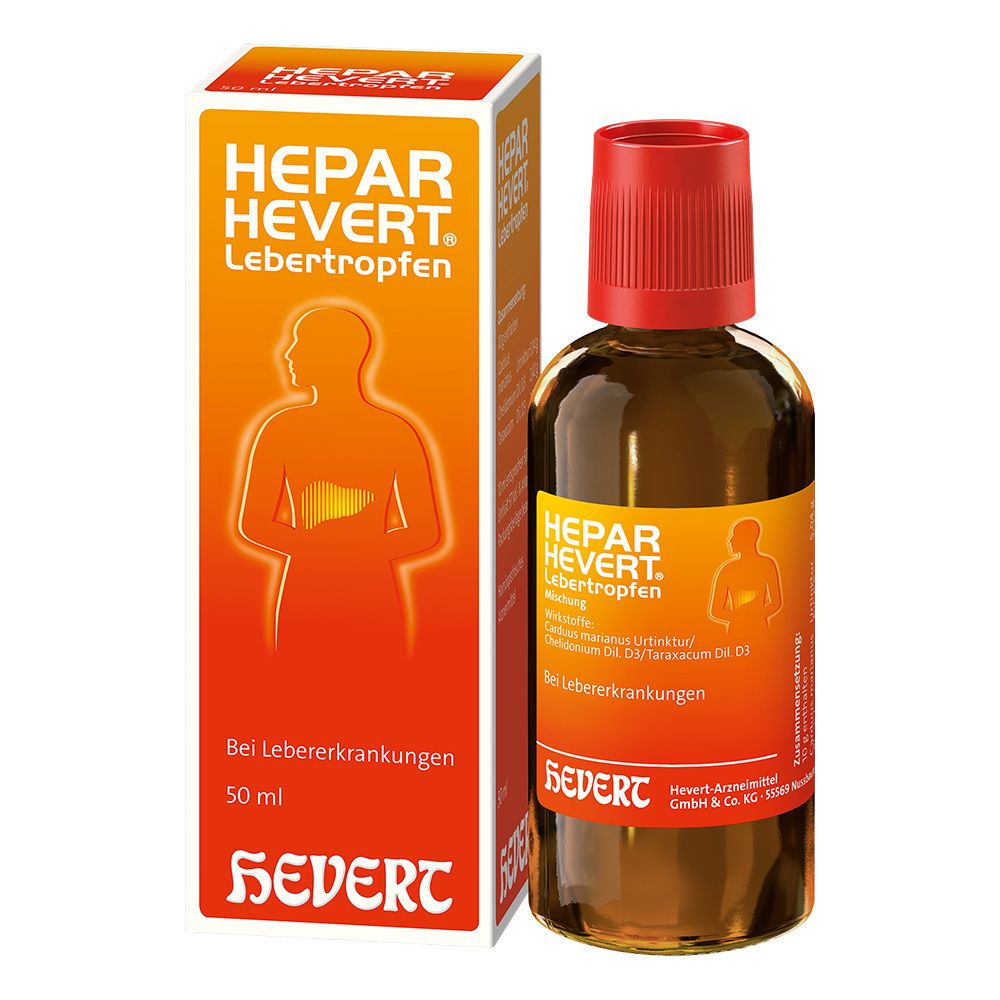 Hepar Hevert Lebertropfen 50 ml Tropfen