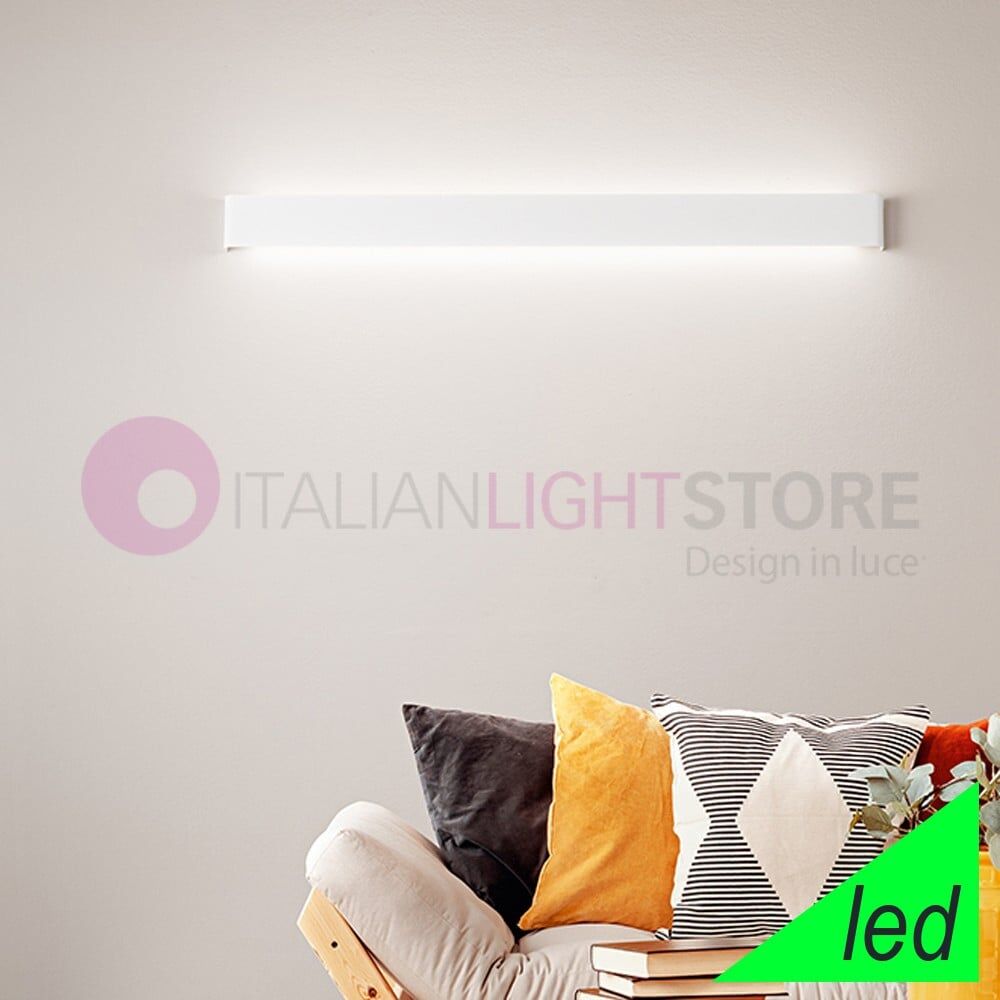 Way Applique Moderno Rettangolare Bianco A Led L.110